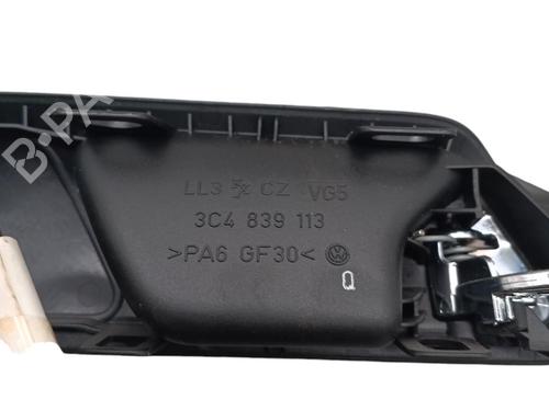 Venstre bak invendig håndtak VW PASSAT B6 (3C2) 1.9 TDI (105 hp) 25055203