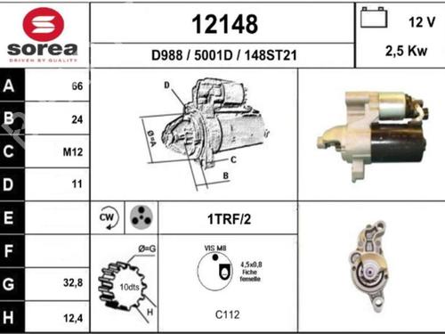 Starter AUDI A5 (8T3) 2.0 TDI | BP25083009M8 - Image 6