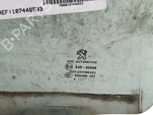 Used Rear right door window PEUGEOT 2008 I (CU_) 1.2 THP 110 / PureTech 110 (110 hp) 26712704