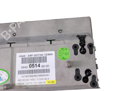Display monitor PEUGEOT 3008 II SUV (MC_, MR_, MJ_, M4_) 1.6 THP 165 (M45GYW, M45GZW, M45GYV) | BP29337946C48 