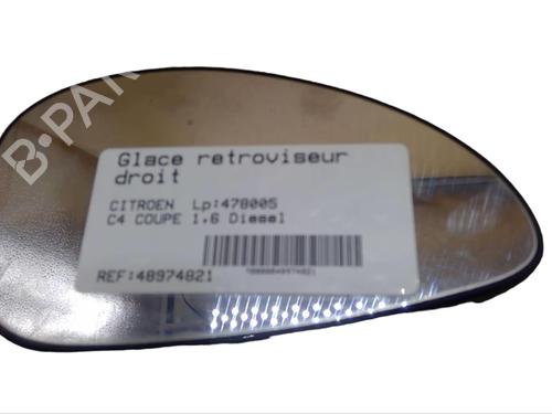 Right mirror glass CITROËN C4 Coupe (LA_) 1.6 HDi | BP25067977C147 