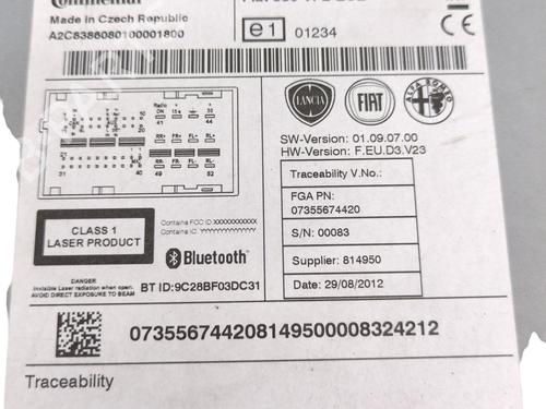 Radio FIAT 500L (351_, 352_) 1.3 D Multijet (199LXY1A, 199LXY11) | BP28276987E6 