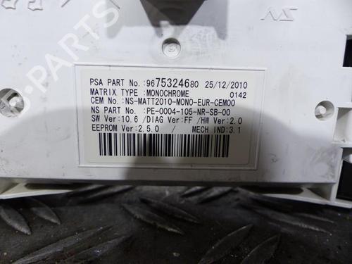Used Instrument cluster Instrument cluster PEUGEOT 508 SW I (8E_) 1.6 HDi (112 hp) 25091478 25091478