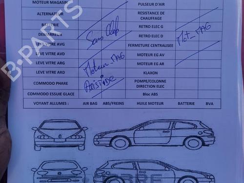 Left sun visor RENAULT LAGUNA II (BG0/1_) 1.9 dCi (BG08, BG0G) | BP25089156I1  - Image 20