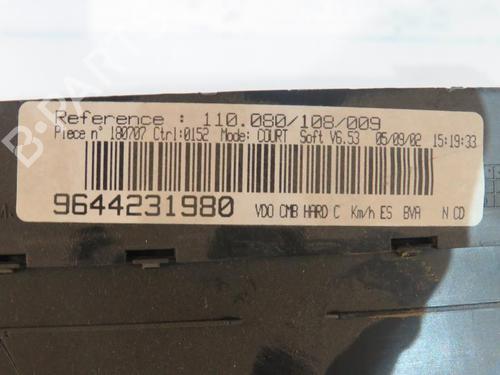 Instrument cluster PEUGEOT 406 Coupe (8C)  | BP25095043C47 