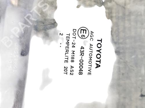 Used Rear right door window TOYOTA YARIS (_P13_) 1.5 Hybrid (NHP130_, NHP130) (101 hp) 26031246