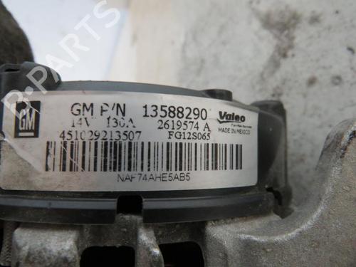Alternator OPEL ASTRA J Sports Tourer (P10) 1.4 Turbo (35) | BP25114519M7 