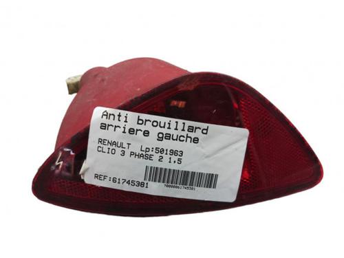 Used Rear fog light Rear fog light RENAULT CLIO III (BR0/1, CR0/1) 1.5 dCi (88 hp) 10614731 10614731