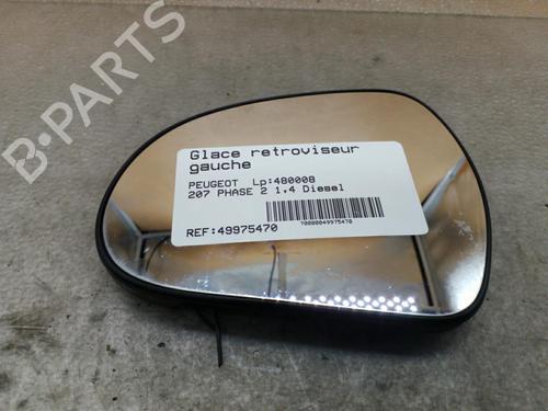 Left mirror glass PEUGEOT 207 (WA_, WC_) 1.4 HDi | BP25092941C148 