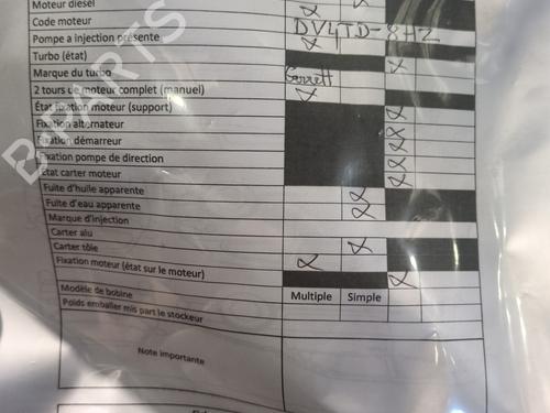 Engine PEUGEOT 207 (WA_, WC_) 1.4 HDi | BP29976450M1