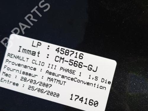 Hood RENAULT CLIO III (BR0/1, CR0/1) 1.5 dCi (C/BR0G, C/BR1G) | BP25082752C1 