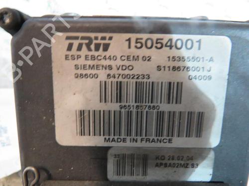 ABS pump PEUGEOT 407 (6D_) 2.0 HDi 135 (6DRHRH, 6DRHRE, 6DRHRG, 6DRHRJ) | BP25114902M43 