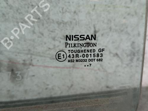 Rear left door window NISSAN MICRA III (K12) 1.5 dCi | BP29560659C20 