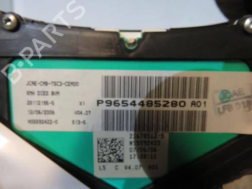 Used Instrument cluster Instrument cluster PEUGEOT 307 (3A/C) 1.6 HDi (90 hp) 25083602 25083602