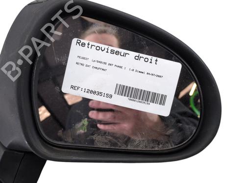 Used Right mirror PEUGEOT 207 (WA_, WC_) 1.6 HDi (90 hp) 32115240