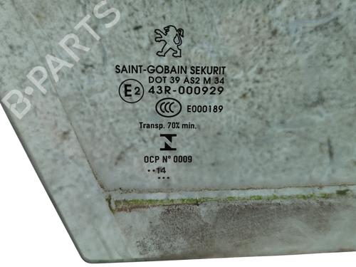 Used Front right door window PEUGEOT 3008 I MPV (0U_) 1.6 HDi (114 hp) 28217253