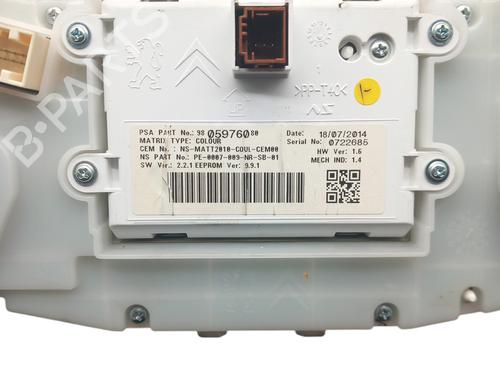 Instrument cluster PEUGEOT 2008 I (CU_) 1.2 VTi | BP25074066C47 - Image 6
