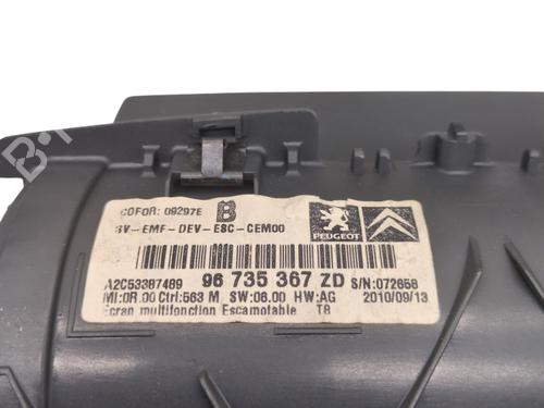 Display monitor PEUGEOT 3008 I MPV (0U_) 1.6 HDi | BP31864767C48 