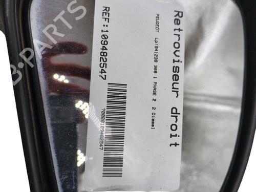 Right mirror PEUGEOT 308 I (4A_, 4C_) 2.0 HDi | BP28132143C27 