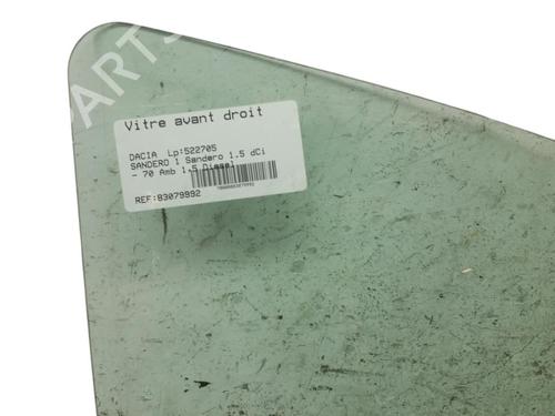 Front right door window DACIA SANDERO 1.5 dCi | BP25073271C19