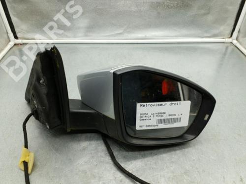 Used Right mirror Right mirror SKODA OCTAVIA III Combi (5E5, 5E6) 1.4 TSI (150 hp) 10613089 10613089