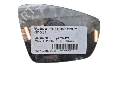 Used Right mirror glass VW POLO V (6R1, 6C1) [2009-2022]  25098203