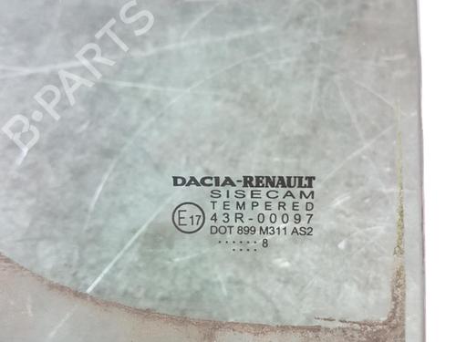 Rear right door window DACIA SANDERO II 1.0 SCe 75 (B8JC, B8JD, B8NC) | BP29137073C21 