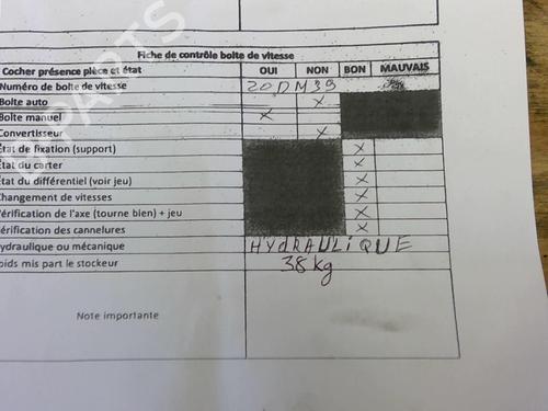 Gearbox PEUGEOT 307 (3A/C) 2.0 HDi 90 | BP25068531M3 
