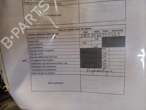 Gearbox RENAULT CAPTUR I (J5_, H5_) 0.9 TCe 90 | BP32337265M3  - Image 6