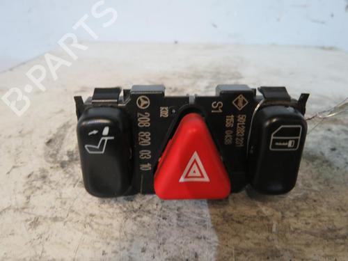 Used Warning switch MERCEDES-BENZ E-CLASS (W210) E 270 CDI (210.016) (170 hp) 25114564