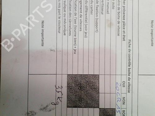 Gearbox PEUGEOT 208 I (CA_, CC_) 1.2 VTI 82 | BP25062969M3 