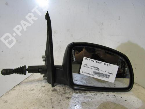 Used Right mirror Right mirror OPEL MERIVA A MPV (X03) 1.7 CDTI (E75) (100 hp) 10599754 10599754