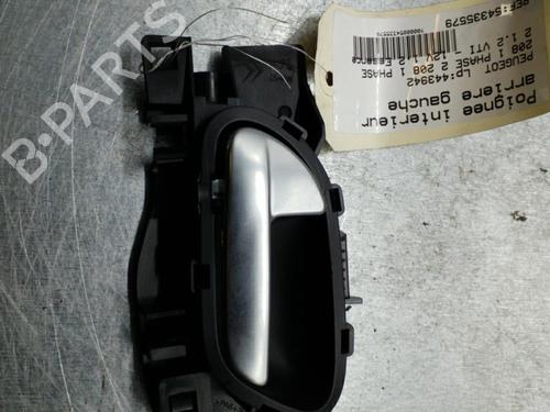 Used Rear left interior door handle Rear left interior door handle PEUGEOT 208 I (CA_, CC_) 1.2 PureTech 82 (82 hp) 25104916 25104916