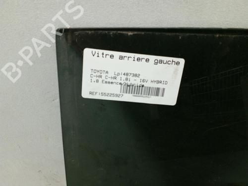 Used Rear left door window TOYOTA C-HR (_X1_) 1.8 Hybrid (ZYX10_, ZYX11_, ZYX10R, ZYX11R) (122 hp) 25078117