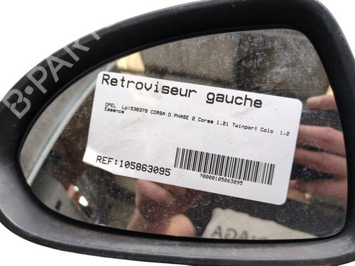 Left mirror OPEL CORSA D (S07) 1.2 (L08, L68) | BP25871653C26 