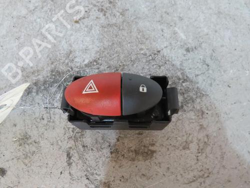 Used Warning switch RENAULT TWINGO II (CN0_) 1.2 16V (CN04, CN0B) (75 hp) 25114342