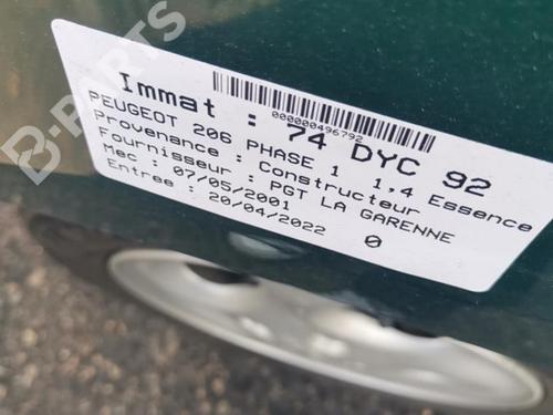 Used Left rear window switch Left rear window switch PEUGEOT 206 Hatchback (2A/C) 1.4 i (75 hp) 10572602 10572602