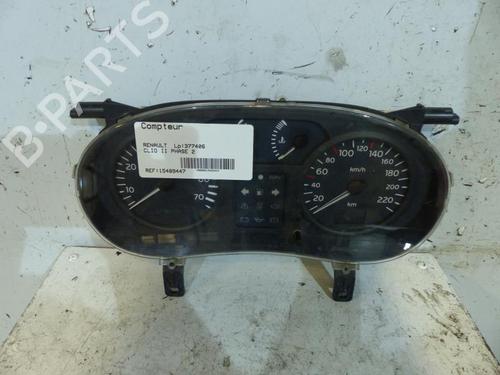 Used Instrument cluster RENAULT CLIO II (BB_, CB_) 1.5 dCi (B/CB07) (65 hp) 25081441