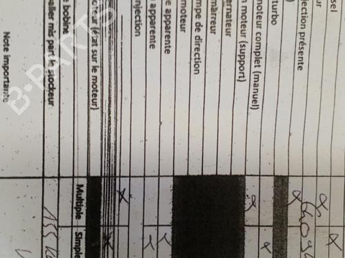 Used Engine Engine MERCEDES-BENZ B-CLASS Sports Tourer (W245) B 180 CDI (245.207) (109 hp) 25093349 25093349