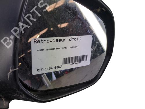 Right mirror PEUGEOT 3008 I MPV (0U_) 1.6 HDi | BP28276911C27 