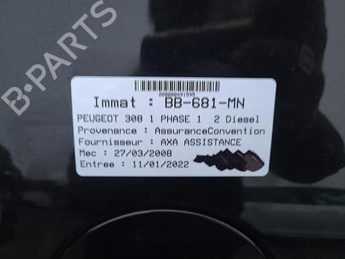 Rear parcel shelf PEUGEOT 308 I (4A_, 4C_) 2.0 HDi | BP25062979C85 