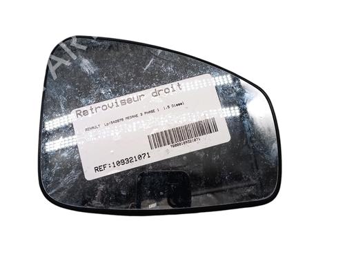 Used Right mirror glass RENAULT MEGANE III Hatchback (BZ0/1_, B3_) 1.5 dCi (BZ09, BZ0D, BZ1W, BZ29, BZ14) (110 hp) 27629108