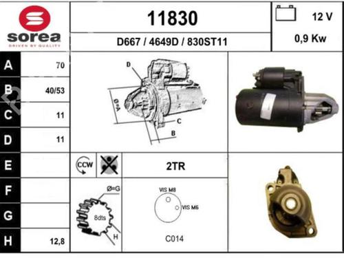 Starter NISSAN MICRA II (K11) 1.0 i 16V | BP25082735M8 