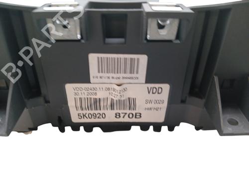 Instrument cluster VW GOLF VI (5K1) 1.4 TSI | BP27873507C47 - Image 3