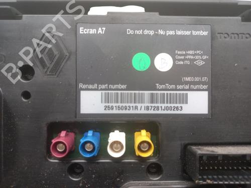 Used Display monitor RENAULT MEGANE III Grandtour (KZ0/1) 1.9 dCi (KZ0J, KZ0N, KZ1S) (131 hp) 28198193