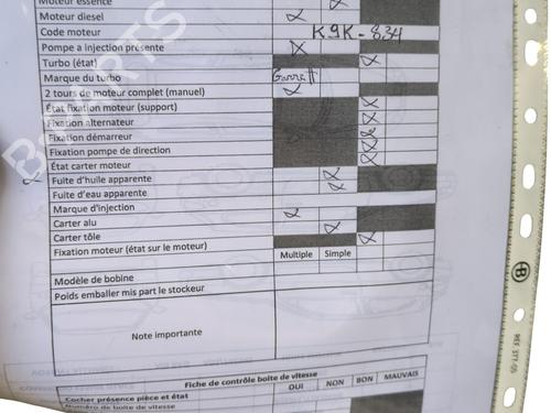 Engine RENAULT MEGANE III Hatchback (BZ0/1_, B3_) 1.5 dCi (BZ0C) | BP32001809M1 