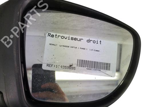 Right mirror RENAULT CAPTUR I (J5_, H5_) 1.5 dCi 90 (J5N4, J5M5, J5MW, J5M6, J5AL, J5AJ) | BP30177127C27