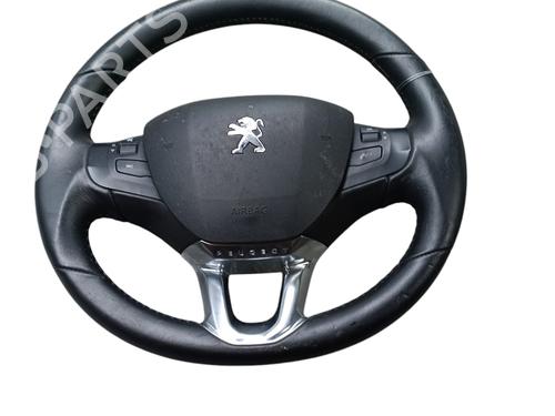 Used Steering wheel PEUGEOT 208 I (CA_, CC_) 1.2 PureTech 82 (82 hp) 25102293
