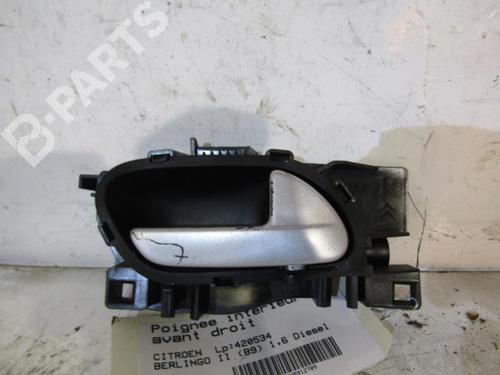 Used Front right interior door handle Front right interior door handle CITROËN BERLINGO MULTISPACE (B9) 1.6 HDi 110 (112 hp) 10595636 10595636