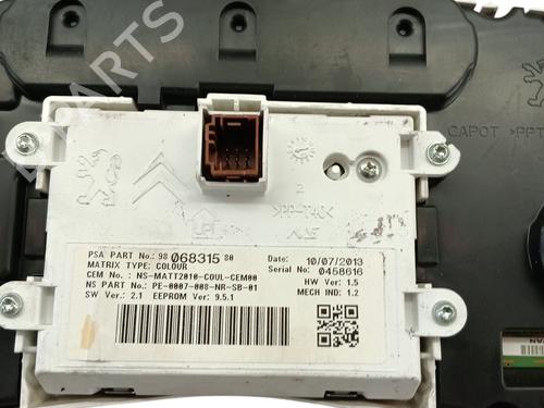 instrument-cluster-peugeot-508-i-8d_-2010-2011-2012-2013-2014-2015-2016-2017-2018-28027736 main image